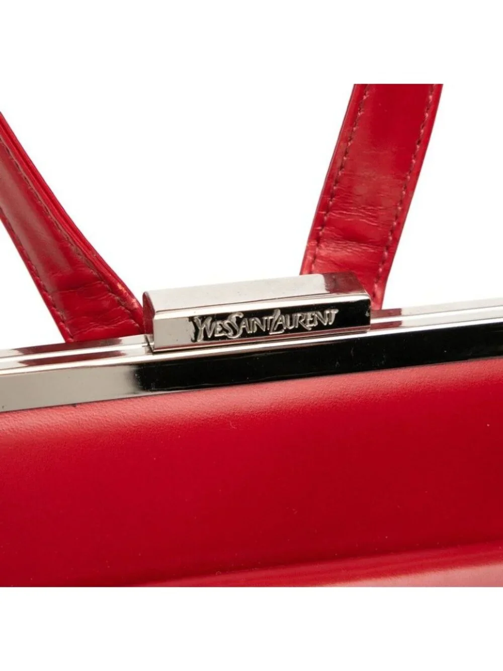 Saint Laurent Backpack Red Leather